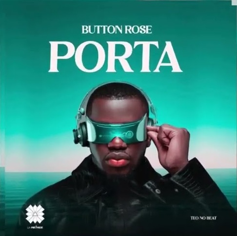 Button Rose - Porta